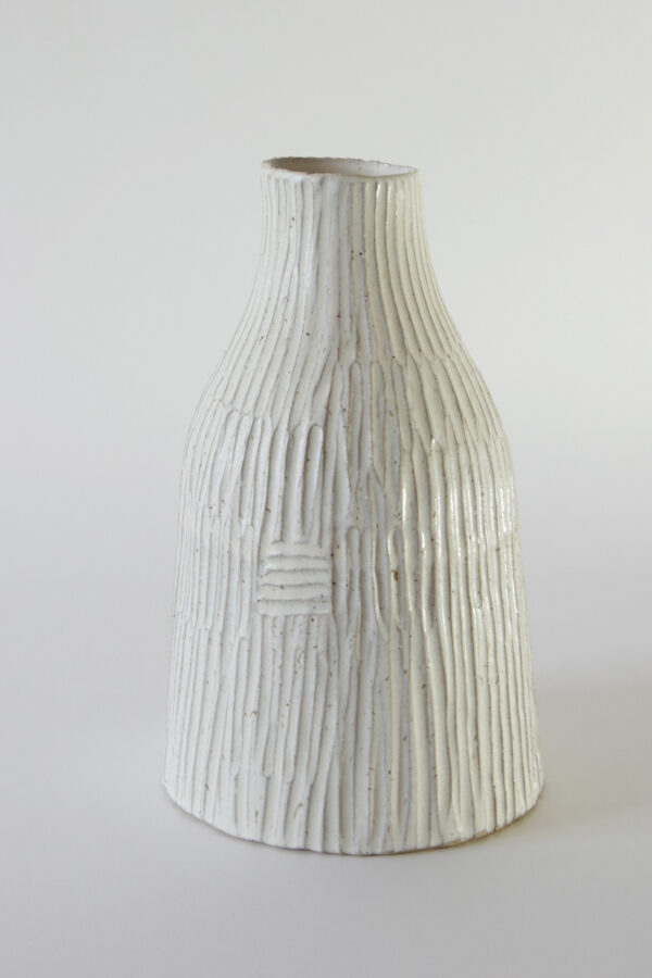 Vase Stripy Bottle / L